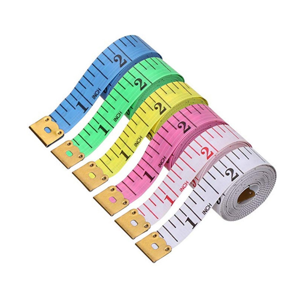 Tape Measure - 1/5/10Pcs 150cm/60-Inch Pita Ukur Tubuh Lembut