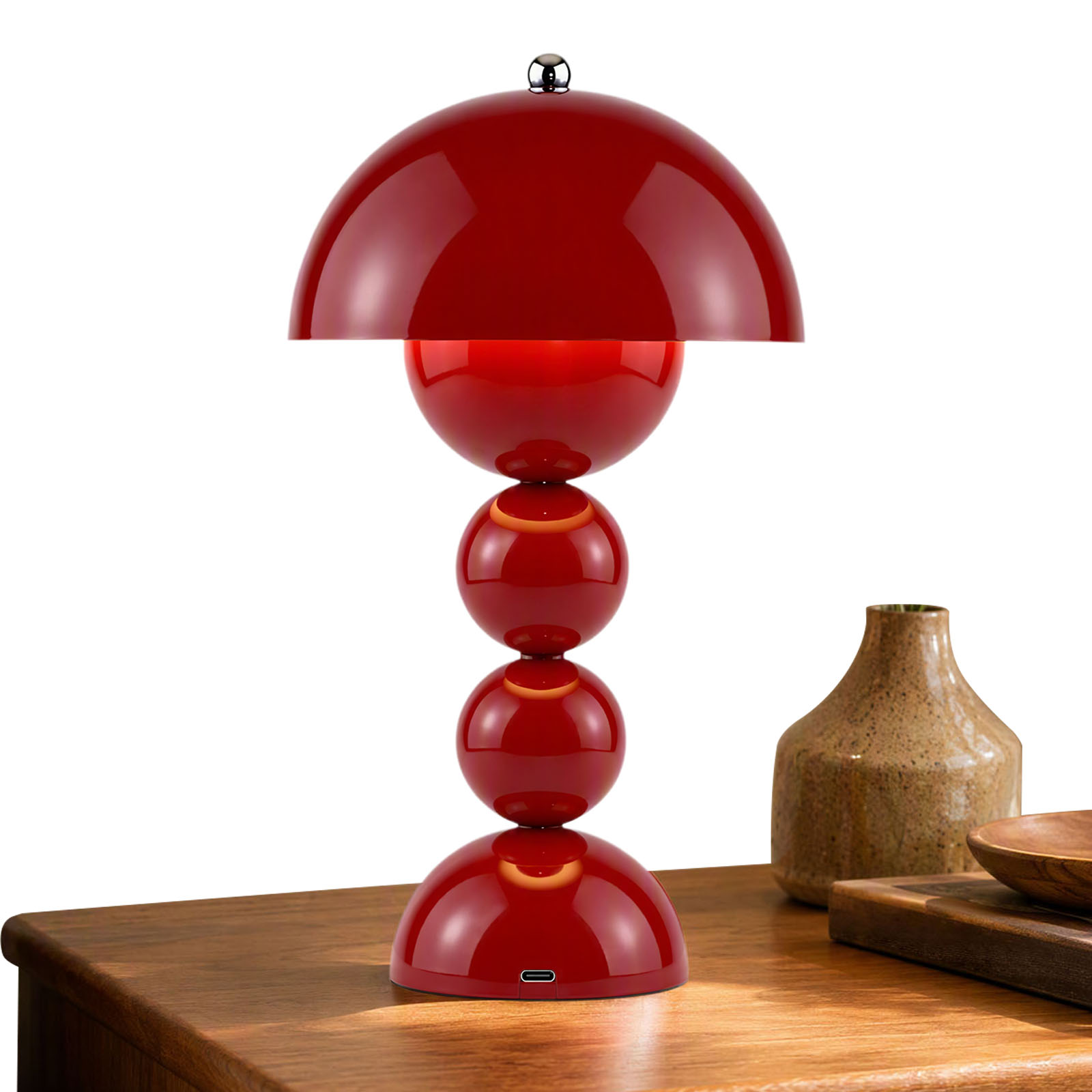 Light Switch - Lampu Meja Bentuk Bunga Jamur, Lampu