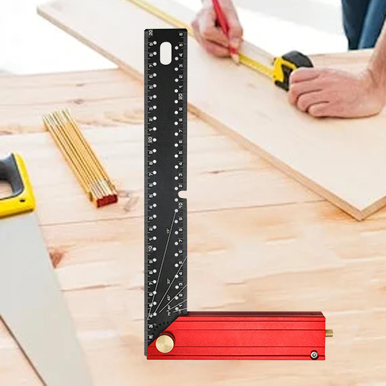 Home Improvement Mark - Alat Pengukur Sudut Persegi Tukang Kayu,