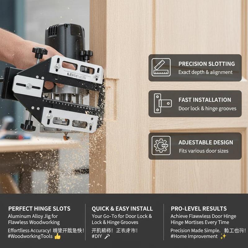 Templat Mortise Paduan Alumini - Cabinet Hinges ulasan dan harga