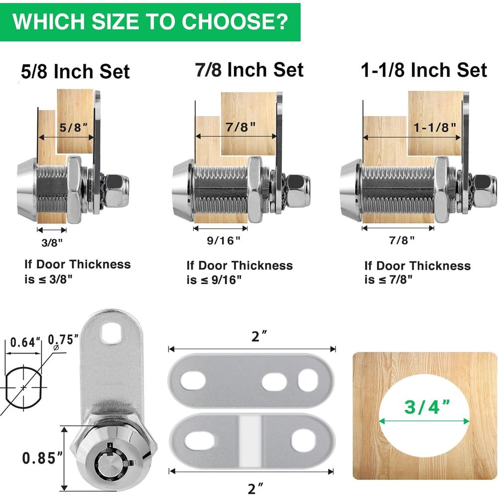 5 Paket Kunci Kabinet dengan K - Door Lock ulasan dan harga